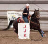 Juli Jo Kelly riding Royals Della Can